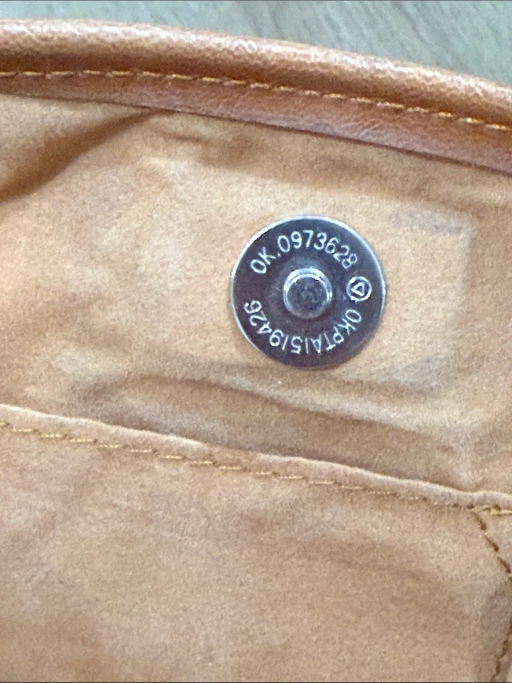 Coach Striped Canvas Mini Tote with Tan Leather Trim